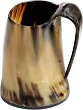Mug corne 3 pouces tasse à boire médiévale viking pour tasse en corne à vin d...