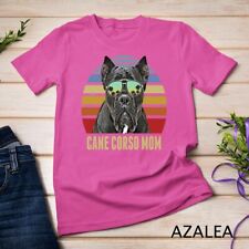 Cane Corso Best Dog Mom Ever Retro Sunset Beach Vibe Unisex T-shirt