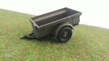 1/43 or 1/50 Scale Army Green UNBACHEE Military Trailer Manufacturer SOLIDO
