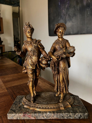 Ancienne jolie sculpture - sculpture, en