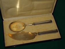 ICE SERVICE BLANKET SILVER SLEEVES POINCON MINERVA 1ST TITLE BOX