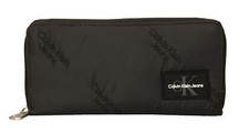 Portefeuille femme CK CALVIN KLEIN JEANS avec logo brodé sur tout le tissu artic