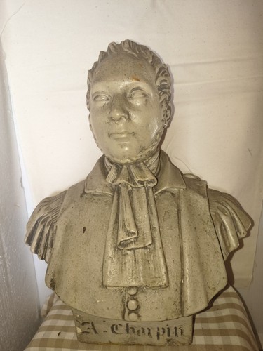 Ancien buste charpin terre - ancien,