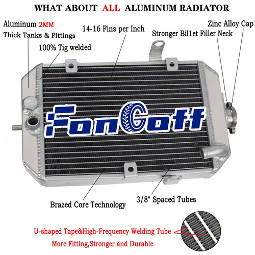Aluminum radiateur pour - aluminum,