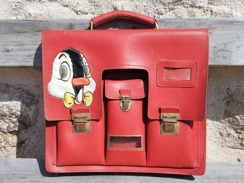 Cartable rouge ortf pingouin - rouge,