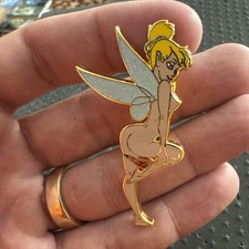Rare Disney Tink Fantasy Pin Of Sexy Tinker Bell LE RARE Blue