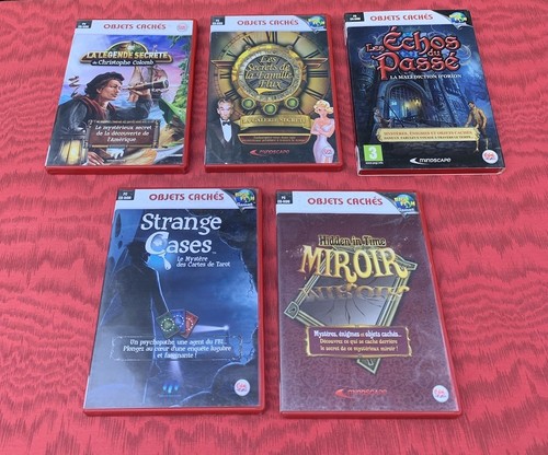 Lot jeux cd rom - lot, pc