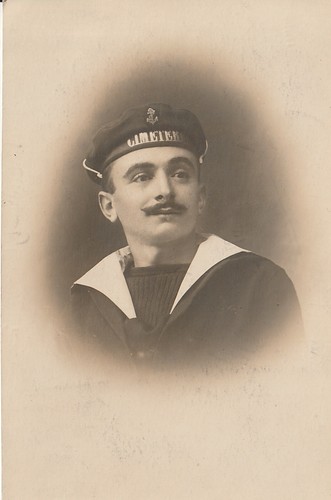 Carte photo marin - carte-photo, d'un