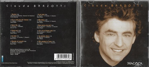 Titres claude barzotti - cd,