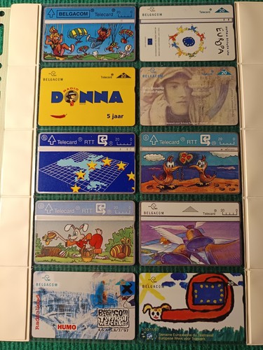 Lot télécartes belgique - 10,