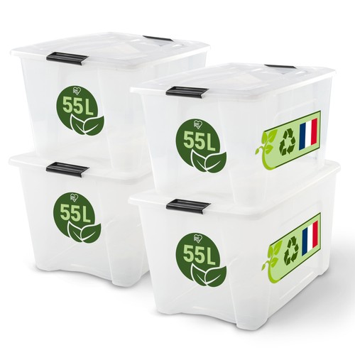 Boite rangement plastique avec - plastique,