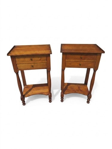 Paire tables chevet - de, en