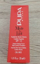 NEUF @@ PUPA Made to Last Fond de teint fluide tenue extrême SPF10 30ml