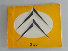 Manual Leiding / Instructtieboekje Citroen 2 CV "Duck" Van 06/1963 Nederlands