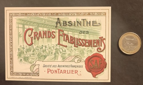 Ancienne rare étiquette - ancienne,