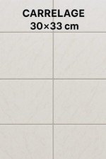 Carrelage 30×33 cm – Blanc