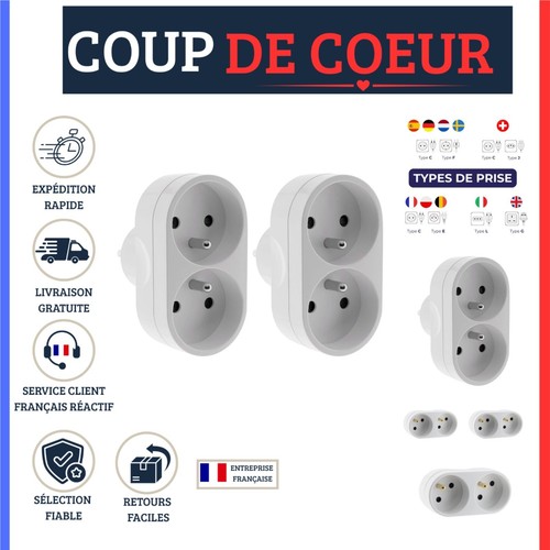 Prise double façade a - double, 16