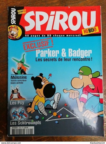 Spirou 3543 parker et - spirou, n°3543