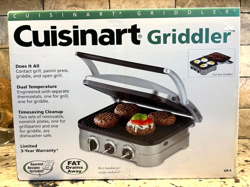 Cuisinart panini press - gr-4,