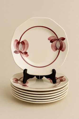 Assiettes anciennes art déco - assiettes,