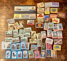 Collection d’anciennes  Étiquettes de Boîtes D'allumettes