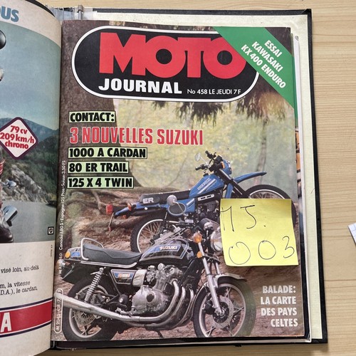 Moto journal 458 suzuki gs - journal,