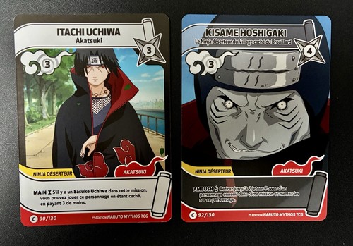 Lot cartes akatsuki - lot, de