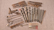 Lot of Vintage AUGER BITS and BIT BRACE BITS - Irwin, Greenlee, Etc.
