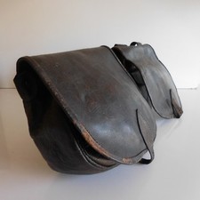 2 Vintage 1950s Craftsman Leather Carrying Bags France Pop Art Model N3246