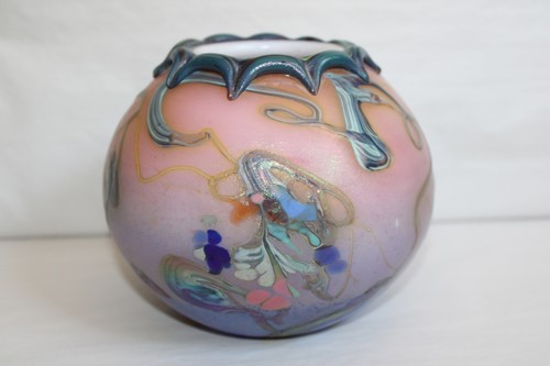 Vase boule pâte verre - pâte, de