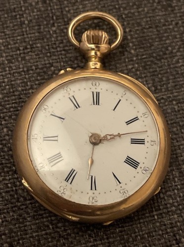 Montre gousset xixème or - à,