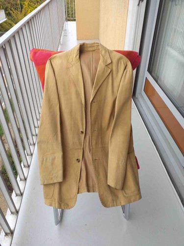 Lanvin veste daim peau - en,