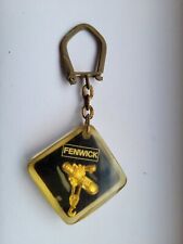RARE Clear Black Keyring - FENWICK Hydraulic Electric Winch Key Ring