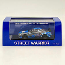 STREET WARRIOR 1/64 Nissan Skyline GTR R34 V-spec Naruto Sports Diecast Models