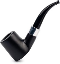 Dr.Watson - Pipe à tabac en bois, sculptée à la main forme Classique, filtre 9mm