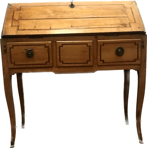 Bureau dame merisier et - merisier,