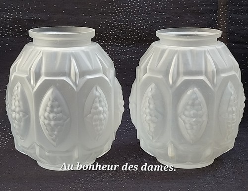 Paire vases art - art, dÉco,verre