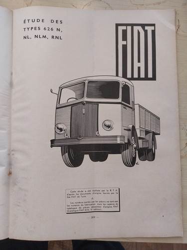 Revue technique fiat 626 nl - revue, n