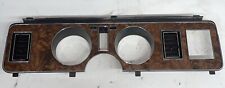 1978 1983 FORD Fairmont Mercury Zephyr Dash Bezel Instrument Cluster Wood Grain