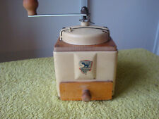 moulin à café ancien bois et