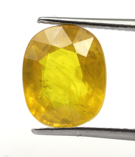 Gemme saphir jaune naturel - gemme,
