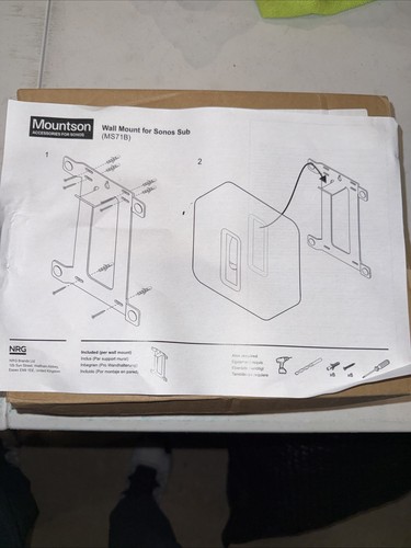 Mountson wall mount for - wall, sonos