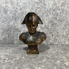 Petit buste bronze doré