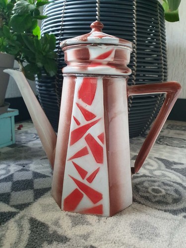 Cafetière ancienne émaillée
