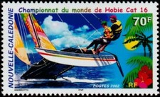 Timbre Nouvelle Calédonie n°867 Championnat du monde de Hobie Cat 16