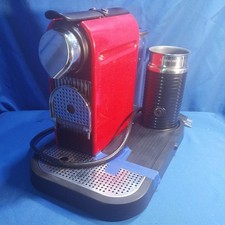 Fire Engine Red Nespresso Coffee Maker CitiZ C120 Espresso Maker Lungo Machine 