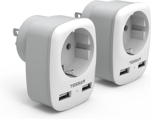 Tessan pack adaptateur prise - 2,
