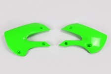Carénage De Radiateur Spoilers De Réservoir S'adapte À Kawasaki Kx 65 01-23 Vert
