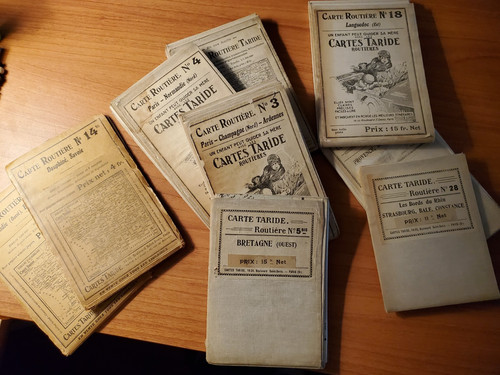 Lot cartes routières - lot,