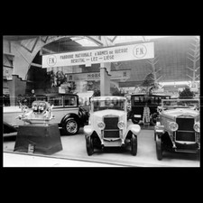 Photo A.029592 FN FABRIQUE NATIONALE (HERSTAL) STAND AMSTERDAM MOTOR SHOW 1928